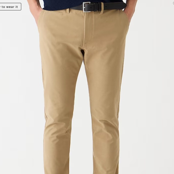 J Crew 484 Slim-fit Midweight Tech Pant for Men - Size W30/L32 - NEW. - Picture 14 of 14